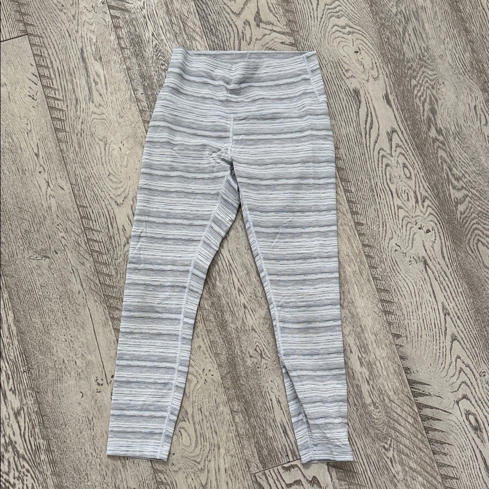 lululemon athletica Gray Patterned Leggings